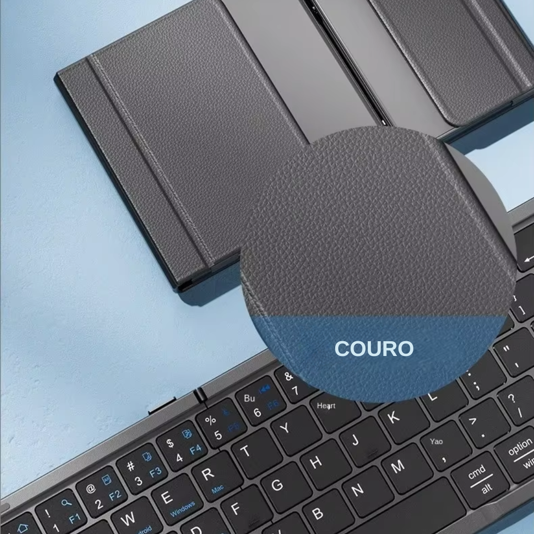 Teclado Dobrável TouchPad Pro™ + Mouse sem fio – Lançamento!