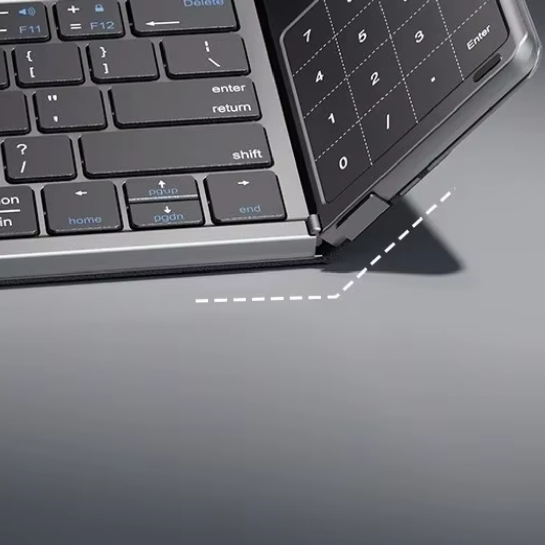 Teclado Dobrável TouchPad Pro™ + Mouse sem fio – Lançamento!