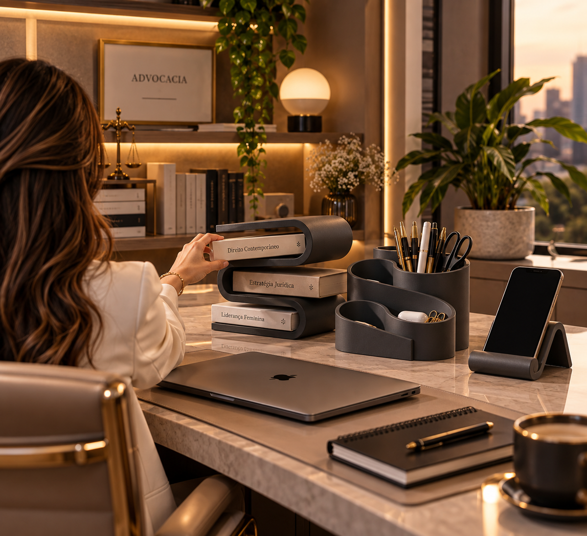 LINEA DESK — Kit Organizador para Escritório