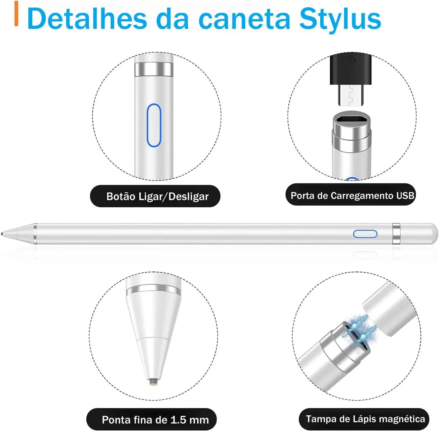 Caneta Stylus Ultra-Precisão
