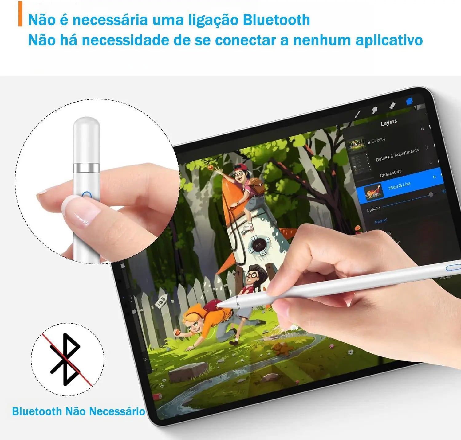 Caneta Stylus Ultra-Precisão