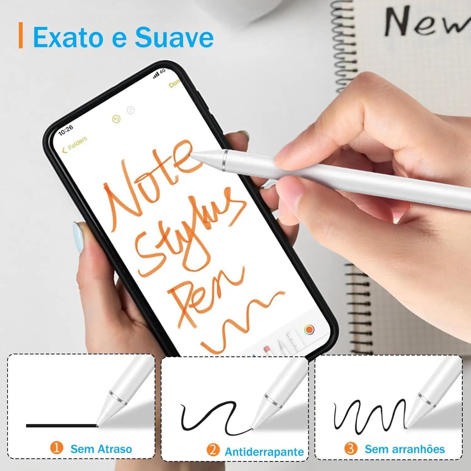 Caneta Stylus Ultra-Precisão