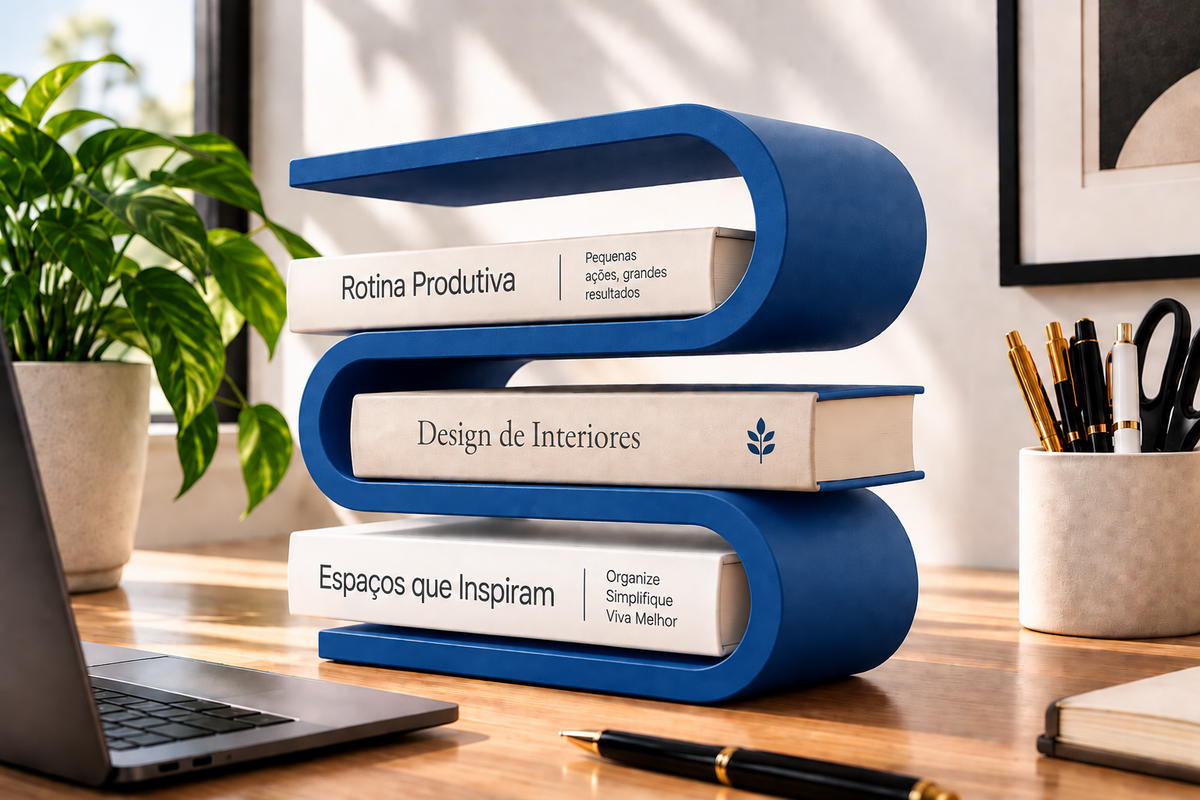 LINEA BOOK — Organizador de Livros Versátil