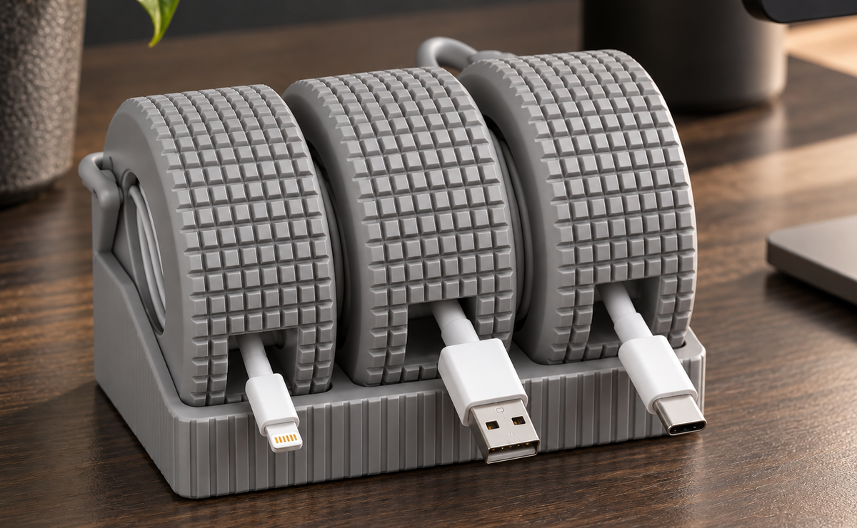 Organizador de Fios e Cabos