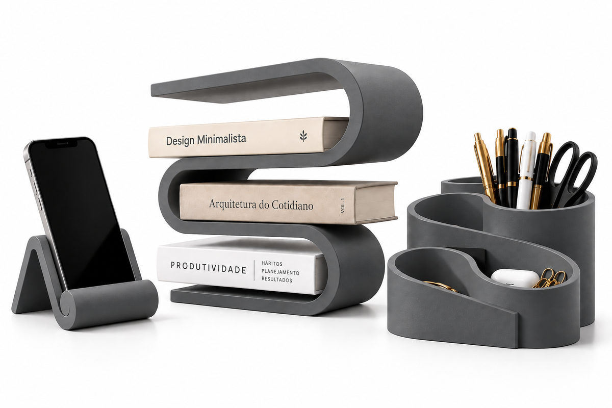 LINEA DESK — Kit Organizador para Escritório