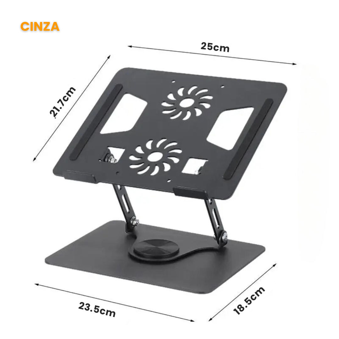 Suporte Giratório SpinFlex 360º para Notebook - 50% OFF + FRETE GRÁTIS