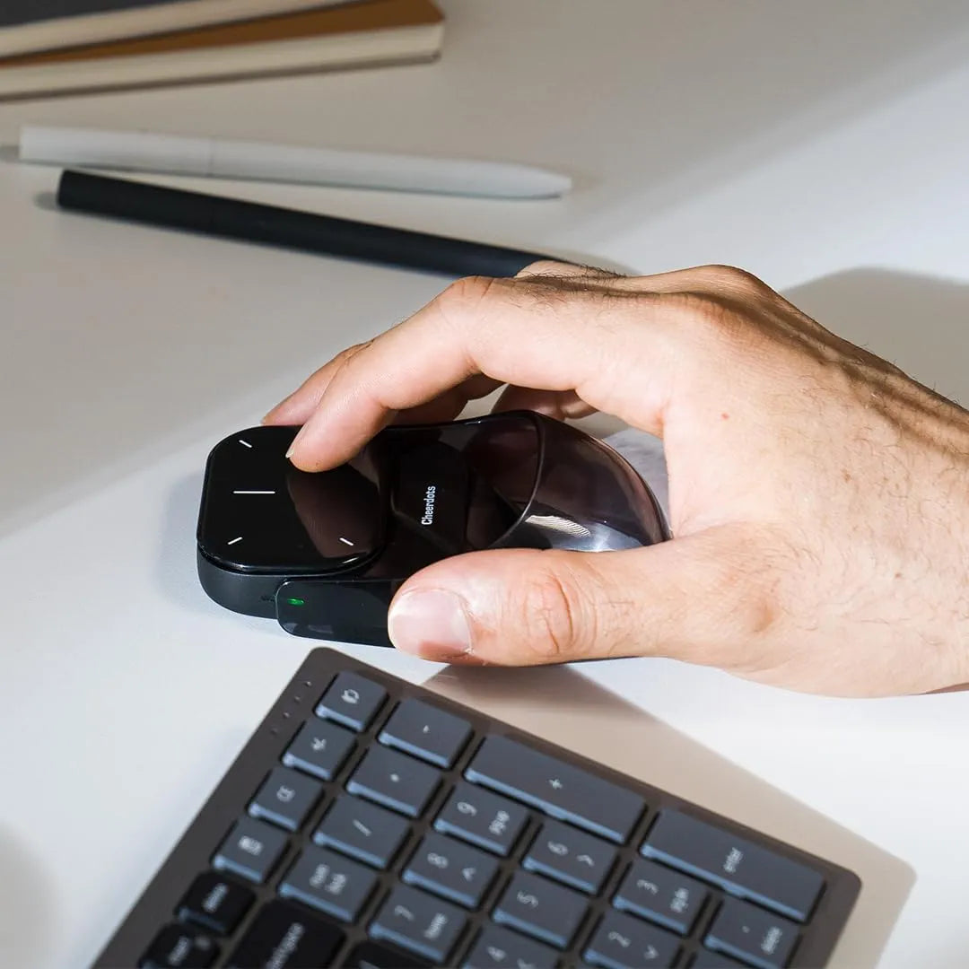 CheerDots 2 — AirMouse Touchpad Inteligente com Ponteira Laser, AI, Bluetooth e Controle de Apresentações