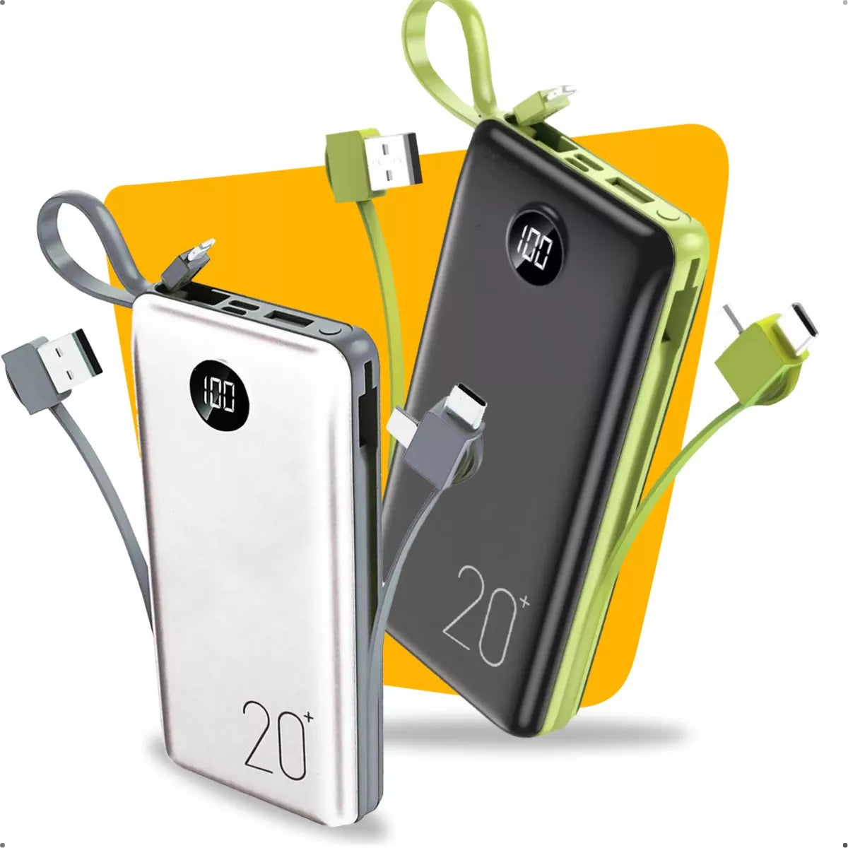 Power Bank Portátil 20.000mAh – Oferta Relâmpago: 50% OFF + Frete grátis💥