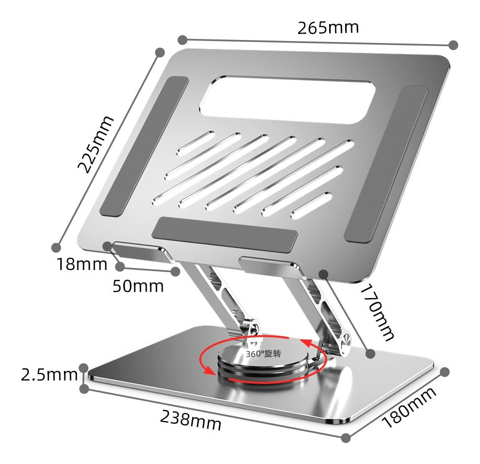 Suporte Giratório SpinFlex 360º para Notebook - 50% OFF + FRETE GRÁTIS