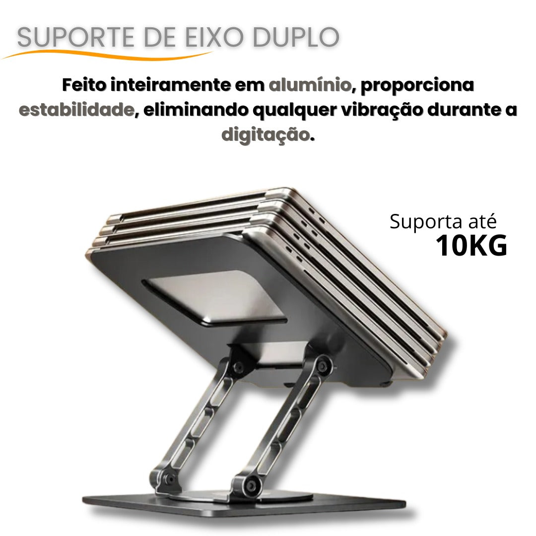 Suporte SpinFlex 360º para Notebook - 50% OFF + FRETE GRÁTIS + 3X SEM JUROS