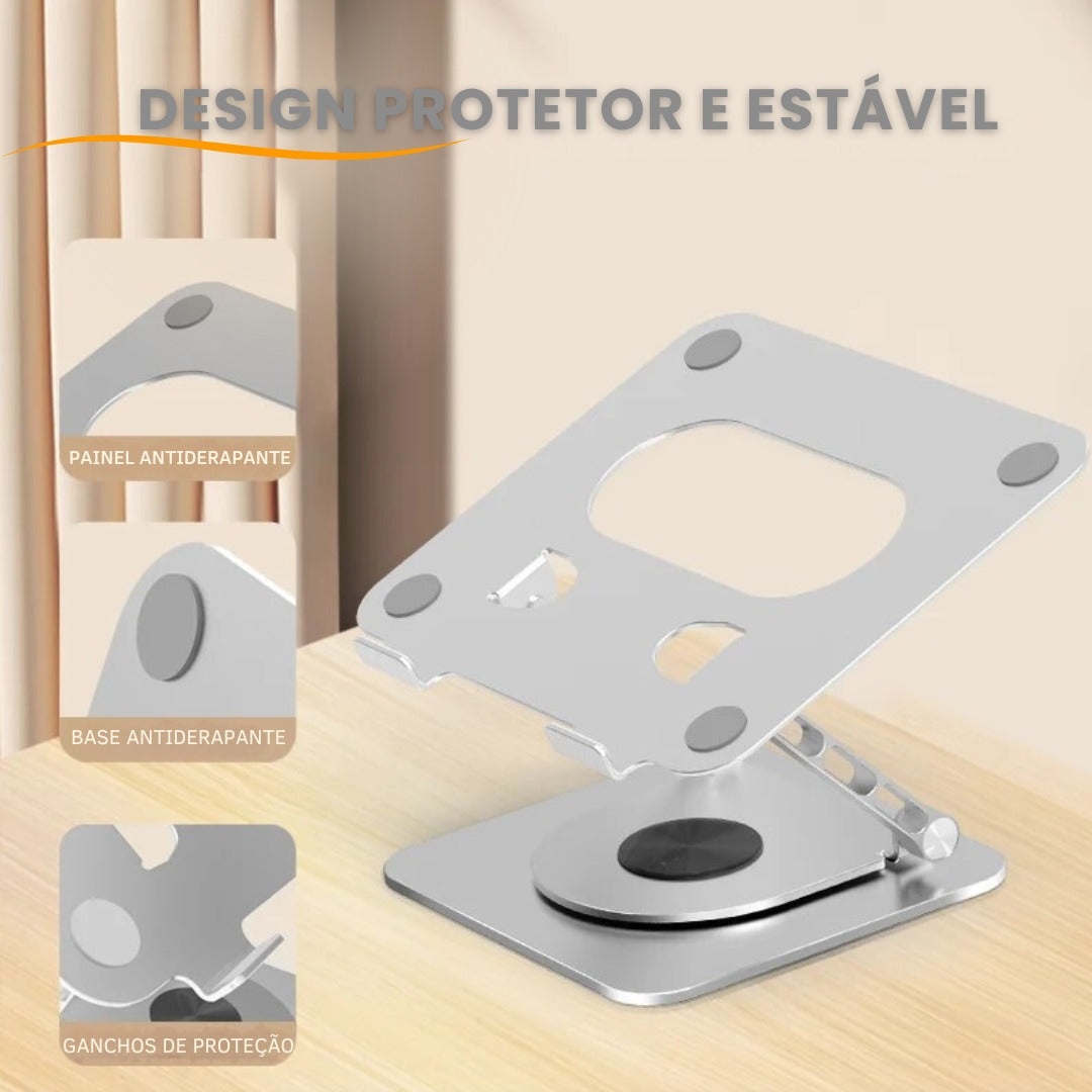 Suporte SpinFlex 360º para Notebook - 50% OFF + FRETE GRÁTIS + 3X SEM JUROS