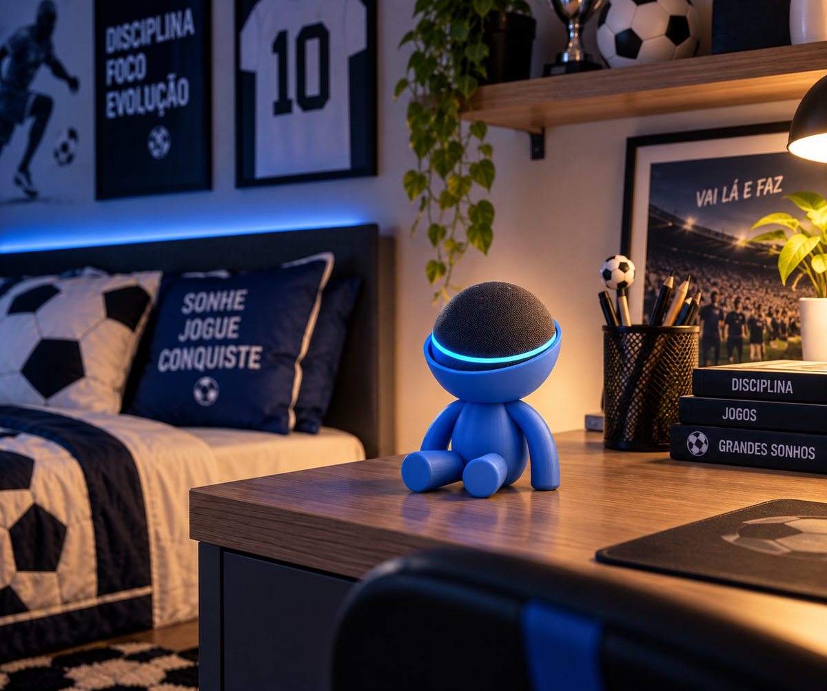 Suporte Boneco para Echo Dot 4ª e 5ª Geração