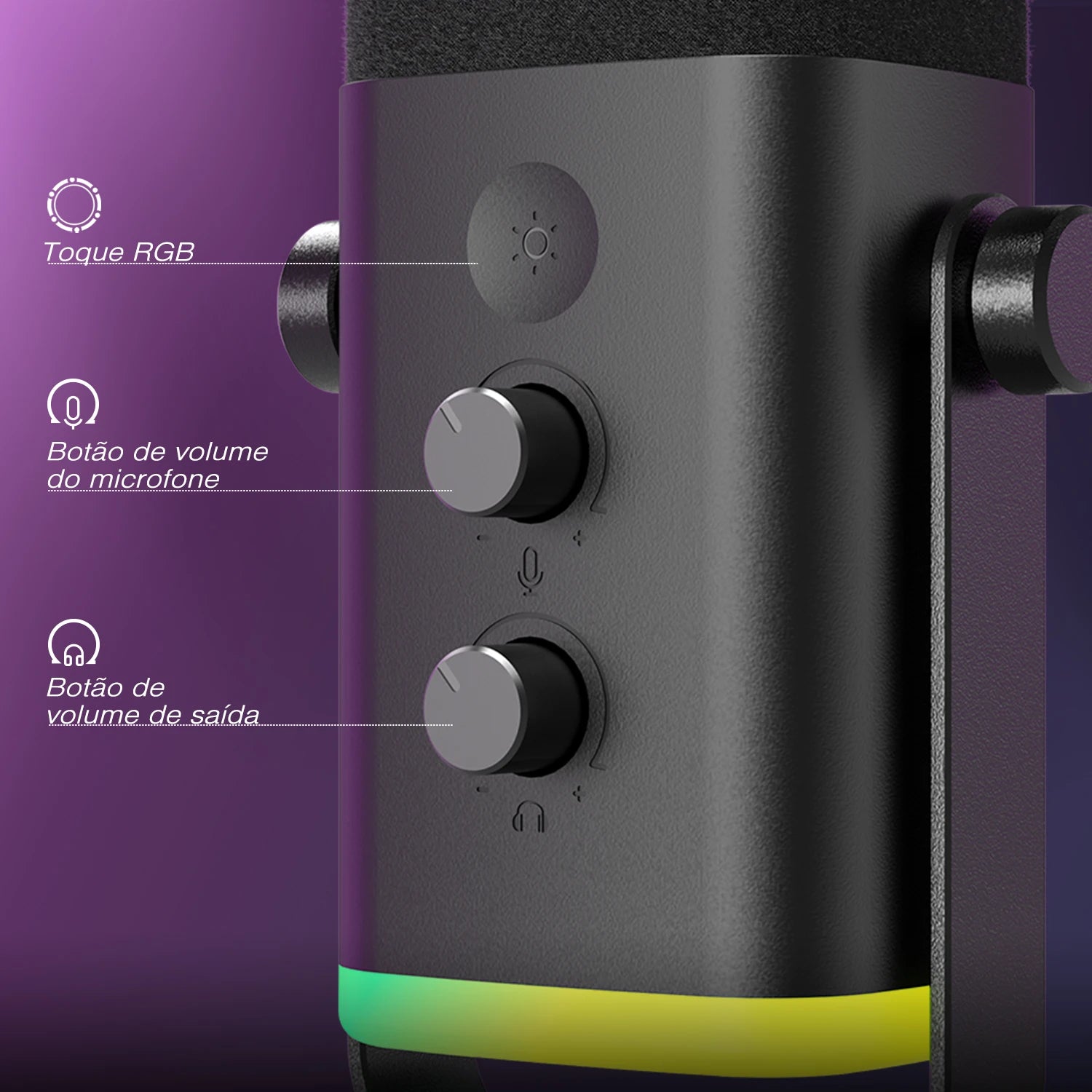 Microfone FIFINE USB/XLR Dinâmico - AM8 - Frete Grátis