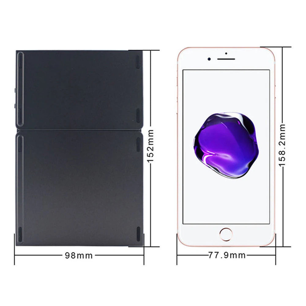 Mini Teclado Dobrável Sem Fio Bluetooth com Touchpad Integrado - Frete Grátis