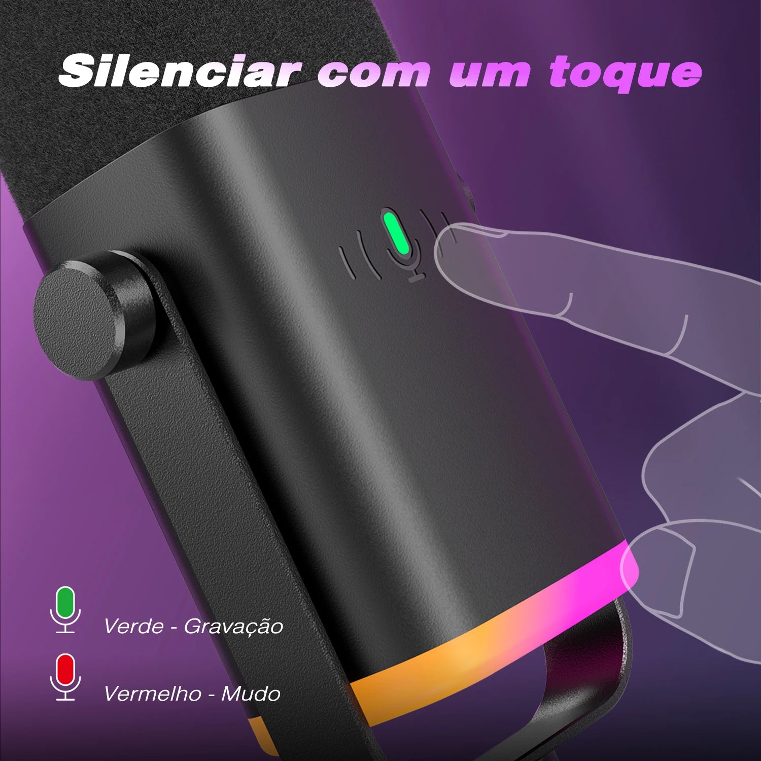 Microfone FIFINE USB/XLR Dinâmico - AM8 - Frete Grátis