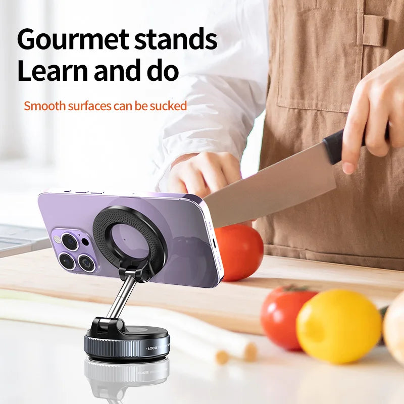 Suporte Magnético Dobrável WONDRARISE 360° - Revolucione a Forma de Usar Seu Smartphone!