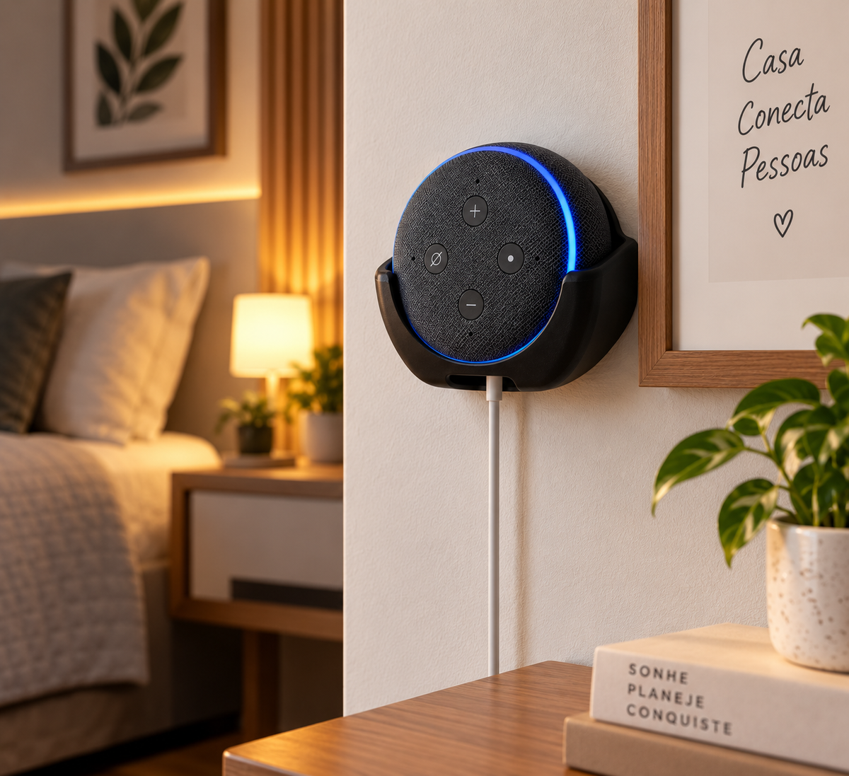 Suporte de Parede para Echo Dot 3ª Geração