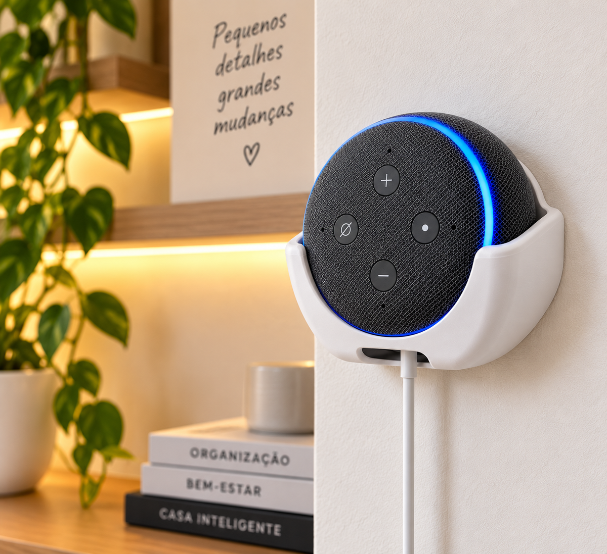 Suporte de Parede para Echo Dot 3ª Geração