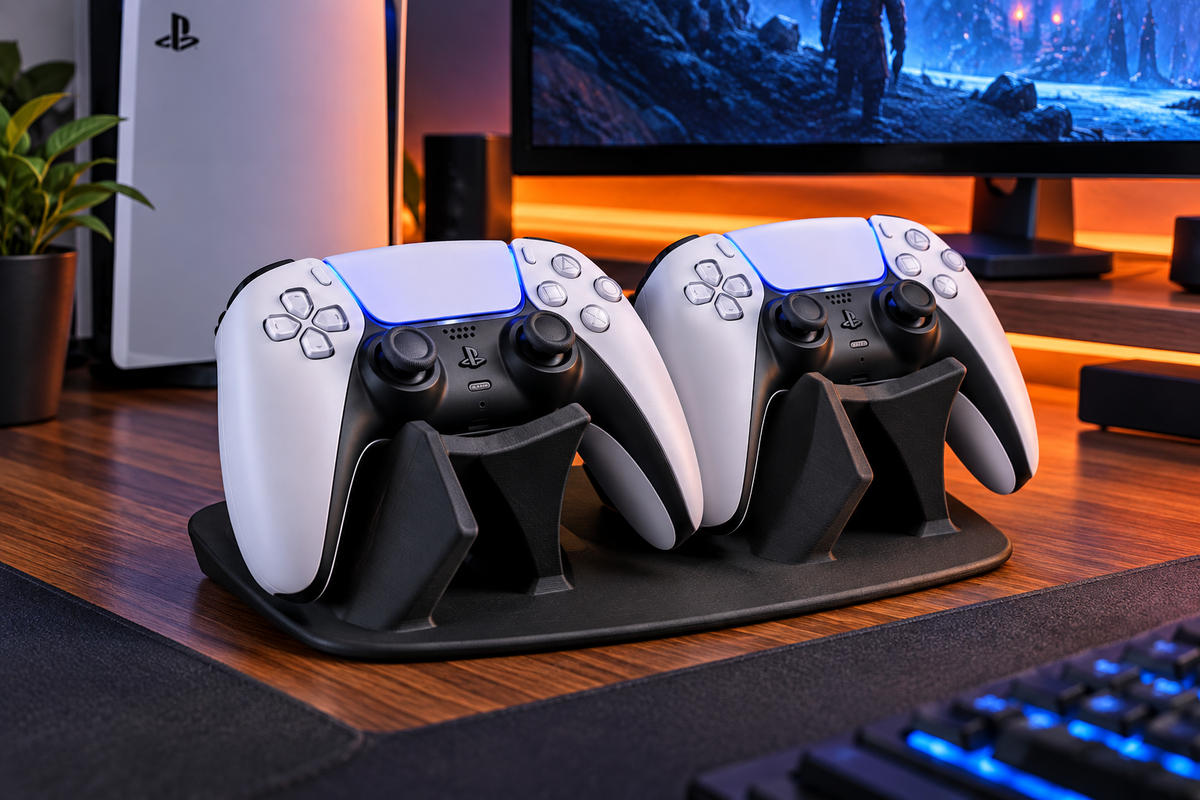 Suporte Duplo para Controle Gamer