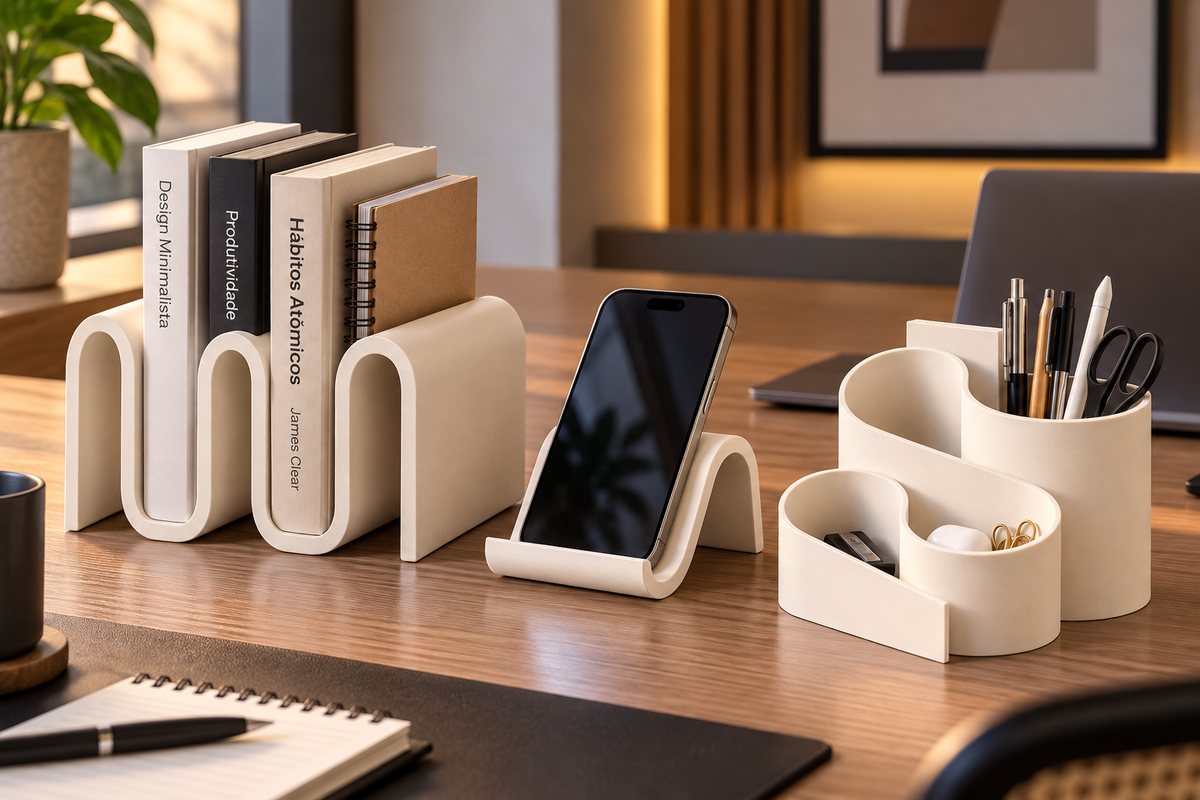 LINEA DESK — Kit Organizador para Escritório
