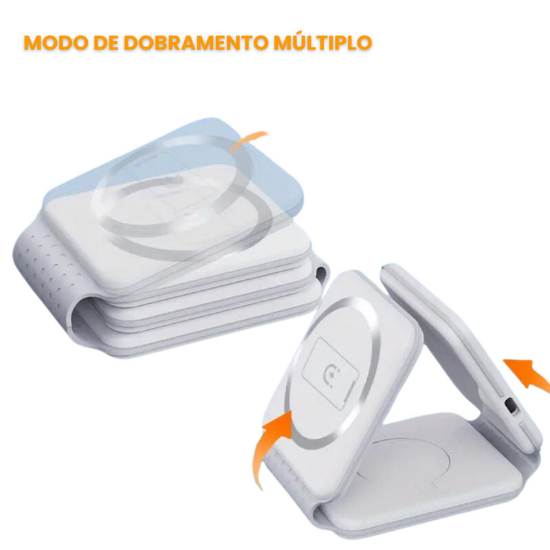 Carregador TriPower 3 em 1 - 🔥Compre 1 e Leve outro de BRINDE! 🎁 - Frete Grátis