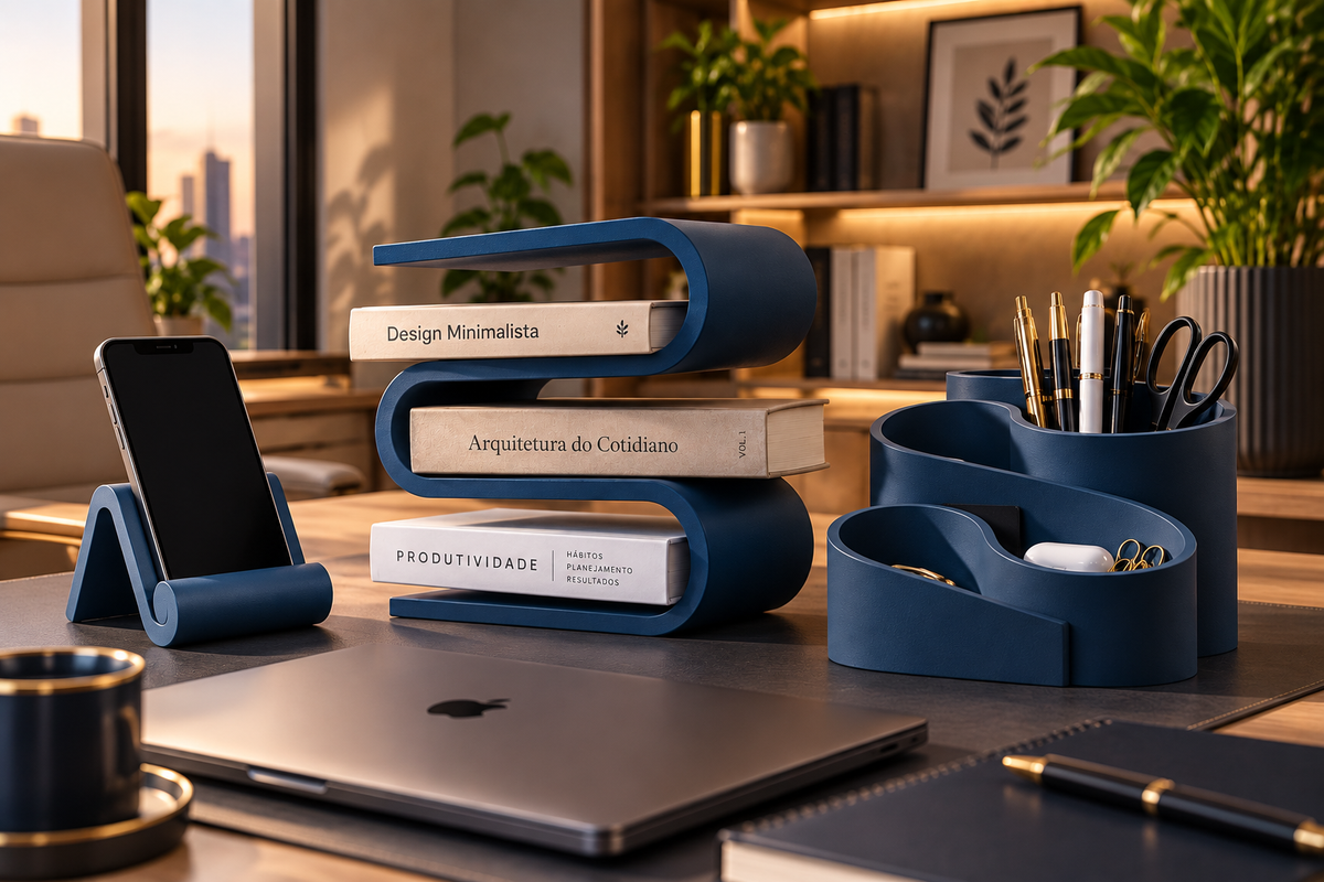 LINEA DESK — Kit Organizador para Escritório