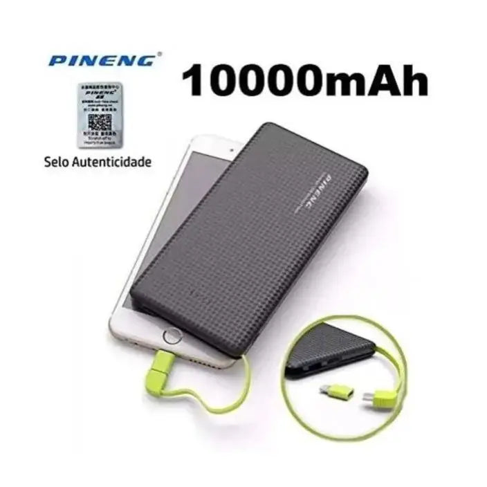 Power Bank 10.000mAh – Energia a Qualquer Hora! 50% de desconto + Frete grátis💥