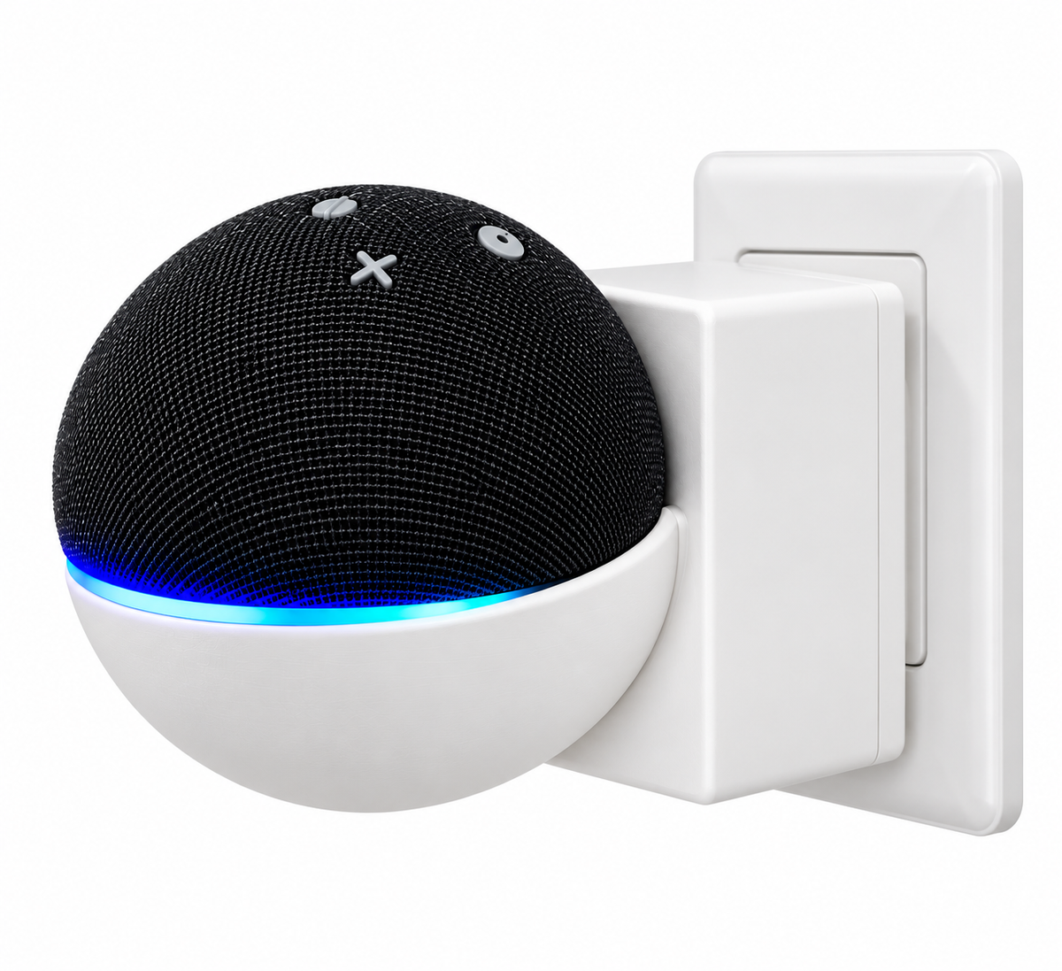 Suporte de Tomada para Echo Dot 4ª e 5ª Geração