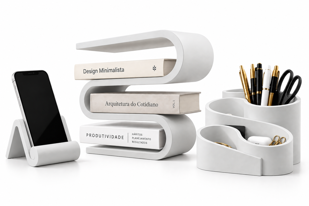 LINEA DESK — Kit Organizador para Escritório