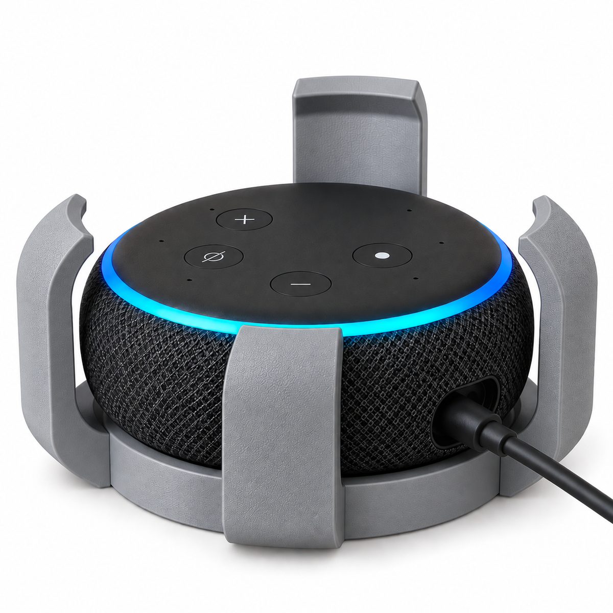 Suporte para Echo Dot 3ª Geração com Organizador de Cabo