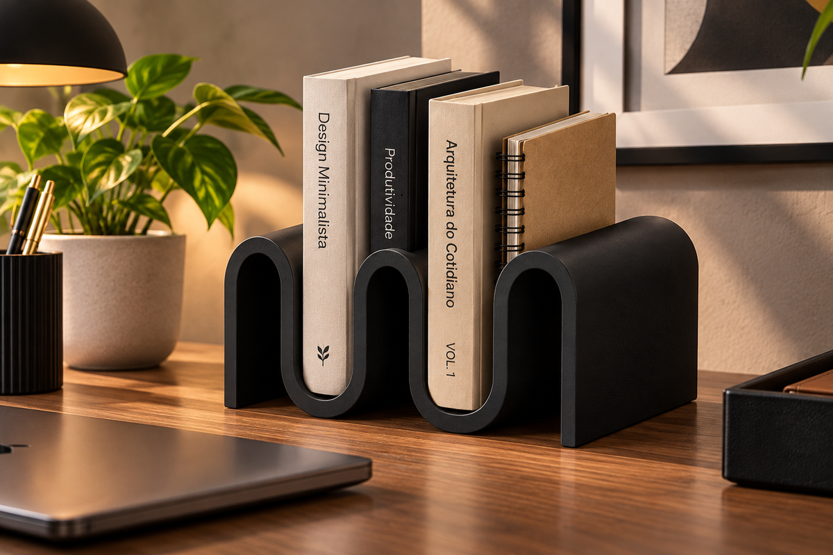 LINEA BOOK — Organizador de Livros Versátil