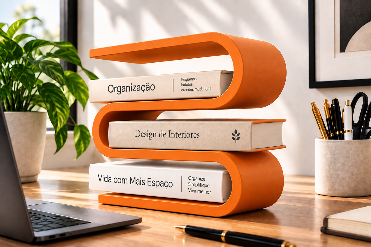 LINEA BOOK — Organizador de Livros Versátil