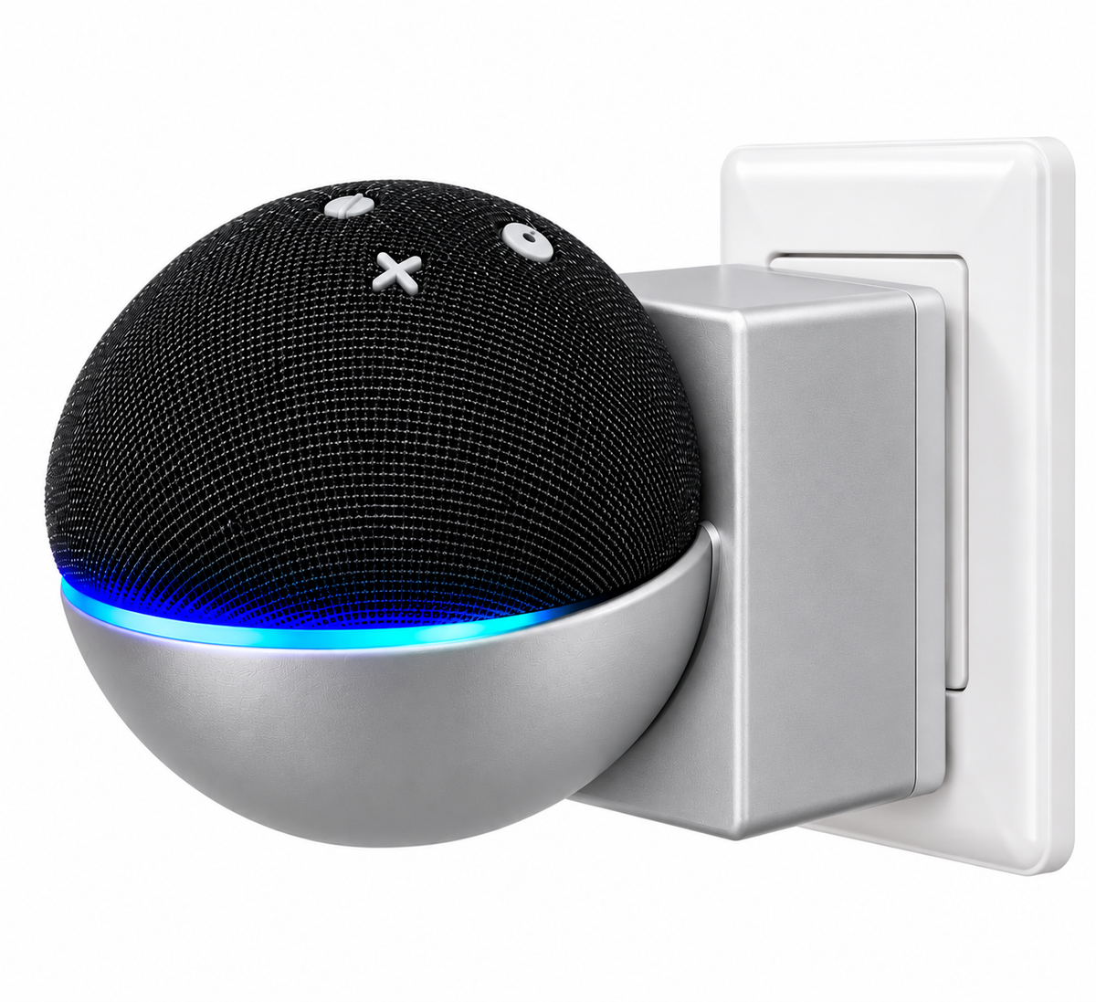 Suporte de Tomada para Echo Dot 4ª e 5ª Geração