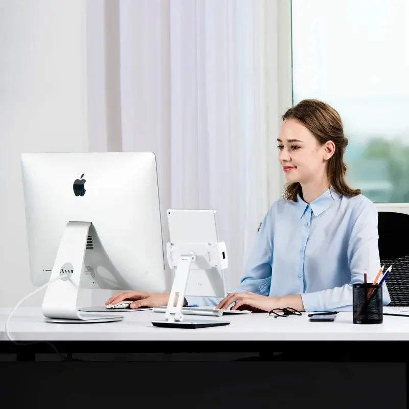 Base Giratória 360° para Monitores e Laptops – Design Premium em Alumínio!