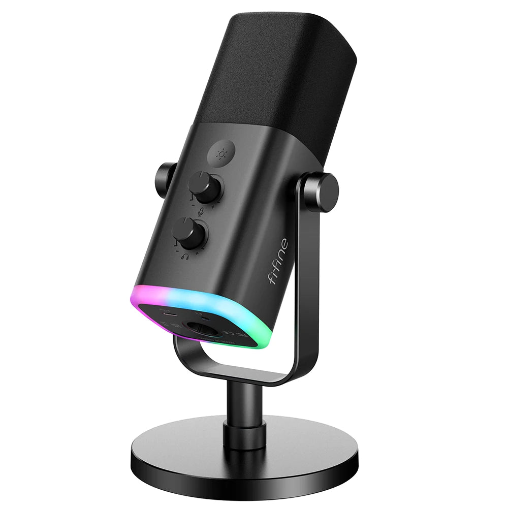 Microfone FIFINE USB/XLR Dinâmico - AM8 - Frete Grátis