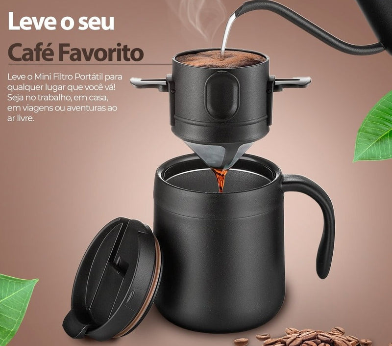 Mini Filtro de Café Portátil - Compre 1 e leve outro de Brinde